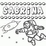 Sabrina Nomes Crianças sketch template