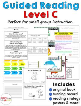 guided reading level  book  printables  teach   heart
