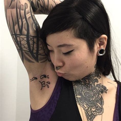 nomicheese armpit tattoo spirit tattoo ink tattoo
