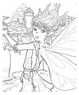 Coloring Fairy Feast Pages Pheemcfaddell sketch template