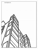 Coloring Building Empire State Pages Skyscraper City Buildings Blocks Printable Getcolorings Getdrawings Buildin Color Print Colorings Deepart sketch template