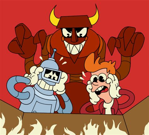 bender don t deal with the devil cuphead know your meme