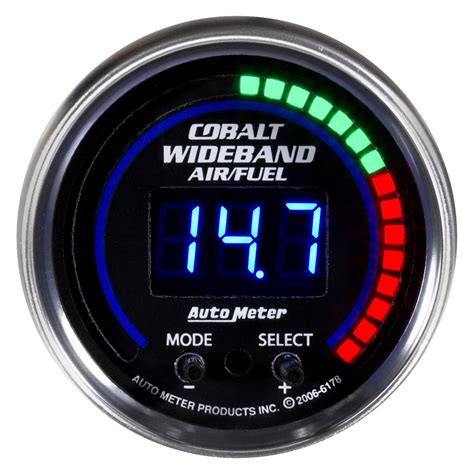auto meter  cobalt digital series   wideband pro  airfuel ratio gauge