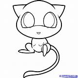 Pokemon Coloring Chibi Pages Mew Draw Colorear Dibujos Para Step Easy Baby Printable Google Search Color Book Pagers Drawing Dragoart sketch template