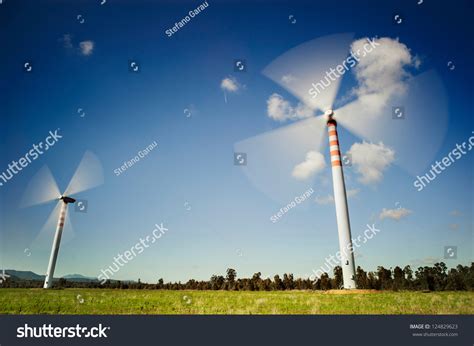 wind turbines  action stock photo  shutterstock