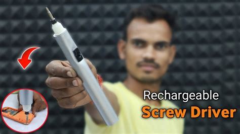 How To Make Rechargeable Screw Driver Electric Screw Driver कैसे