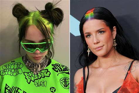 stars like halsey and billie eilish are dyeing their roots