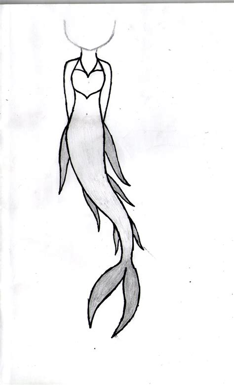 mermaid tail drawing    clipartmag