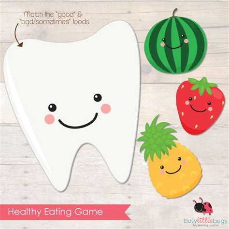 preschool healthy foods activities healthy eating game good food