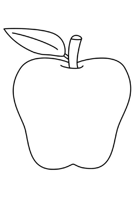 printable apple coloring page  kids apple coloring pages coloring