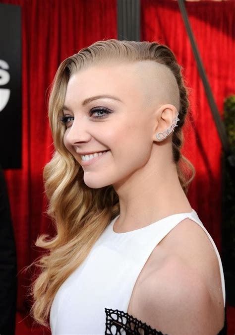 natalie dormer debuts half shaved head for her role as