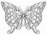 Colorare Farfalle Farfalla Mandala sketch template