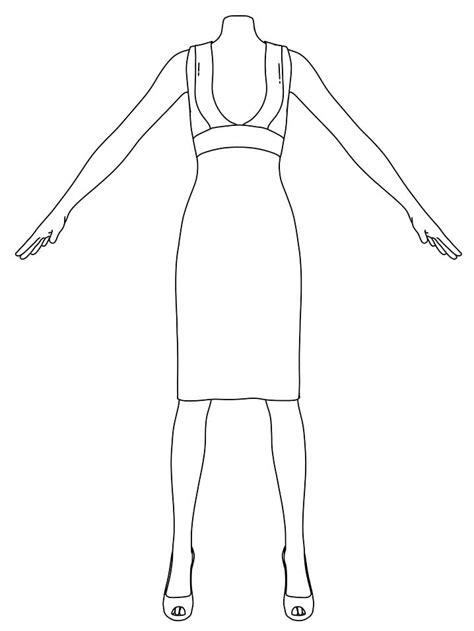 printable mannequin coloring page  printable coloring pages