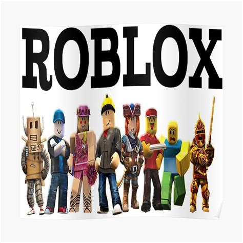 posters roblox redbubble
