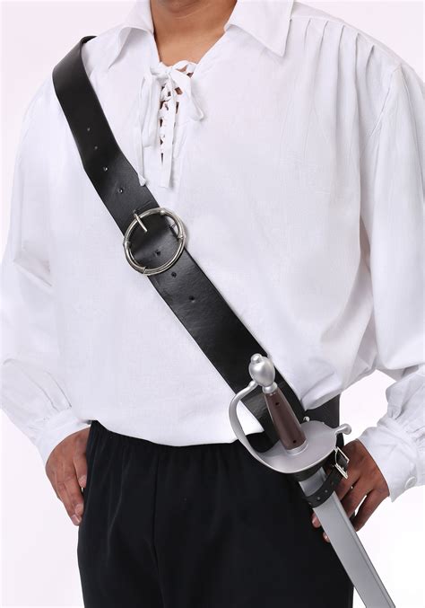 black shoulder strap prop sword holder
