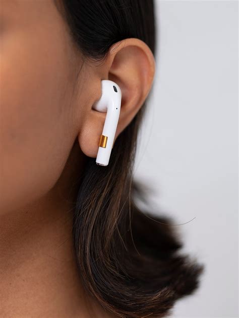 misho designs activepod airpod gold jewellery earring  fennec