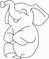 Coloring Pages Elephant Baby Color Kids Print Recognition Creativity Ages Develop Skills Focus Motor Way Fun sketch template