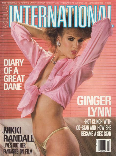 Club International November 1986 Magazine Back Issue Club