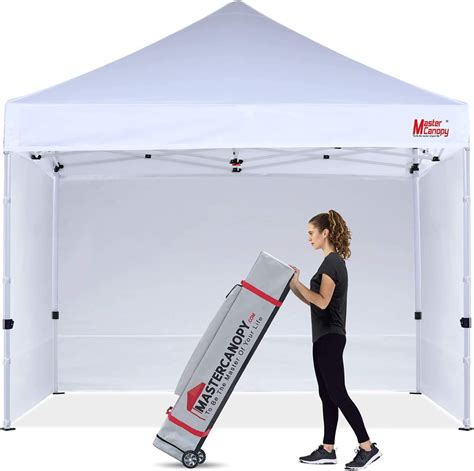mastercanopy uv protection canopy tent  removable sidewalls