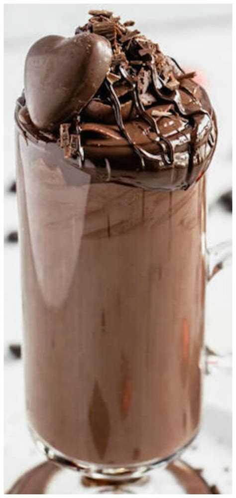 chocolate lovers hot chocolate ~ decadent and delicious chocolate