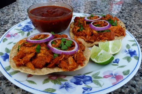 chicken tinga mexican dish easy cooking  sandy