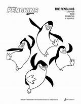 Penguins Madagascar Coloring Pages Printable Sheets Activity Activities Movie Dreamworks Penguin Giveaway Print Dvd Family Kids Easter Fun Version March sketch template