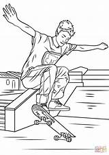 Skateboard Coloring Pages Skateboarding Trick Printable Drawing Board Entitlementtrap Coloriage Boy Sheets Riding Books sketch template