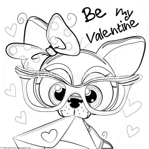 valentines dog coloring page  svg design file