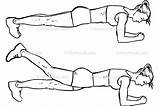Plank Leg Crunch Jackknife Sit Toe Touches Workoutlabs Lift Lifts Exercise Core sketch template