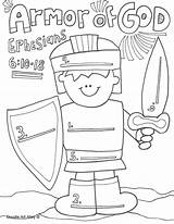 Armor God Coloring Pages Armour Kids Bible School Sunday Lesson Preschool Crafts Lessons Printable Activities Christmas Sheet Drawing Whole Craft sketch template