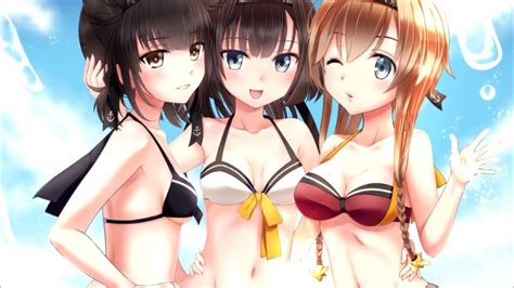 【kantai collection 艦これ】sortie in swimsuit youtube