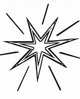 Star Coloring Pages Christmas Shining North Clipart Shooting Drawing Shine Colouring Nativity Stars Color Sheet Print Printable Template Getdrawings Getcolorings sketch template