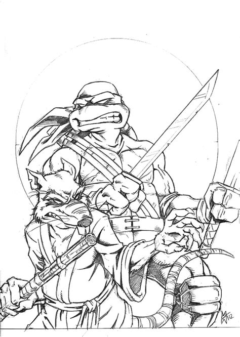 teenage mutant ninja turtles printable coloring pages feltmagnet