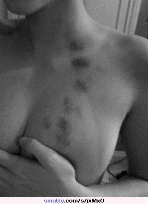 leaving my mark lovebite sexy cleavage hickey mine