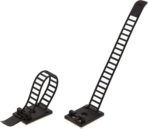 amazoncom mm black adjustable cable strap  pack home improvement