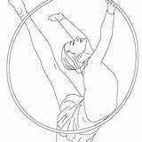 Gymnastics Rhythmic Hellokids Rythmic sketch template