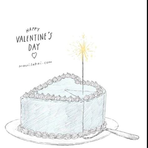 it s finally here i wish you a happy valentine s day 💛maori sakai illustration seen on