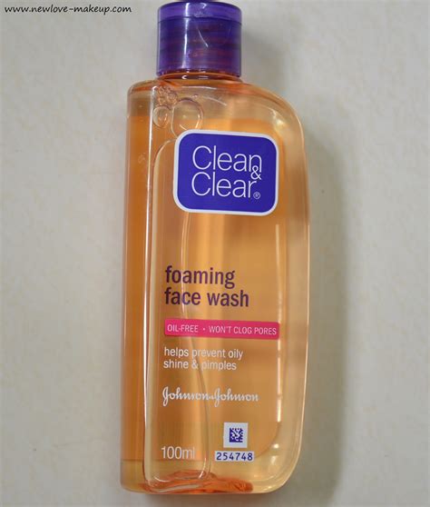clean clear foaming face wash review  love makeup