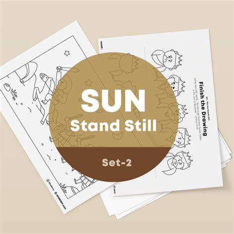 sun stands  drawing coloring pages printable  kids lesson