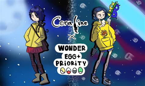 Coraline X Wonder Egg Priority Negomi Illustrations Art Street
