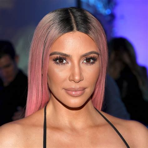 Kim Kardashian West Dyed Her Hair From Pink To Dark Brown