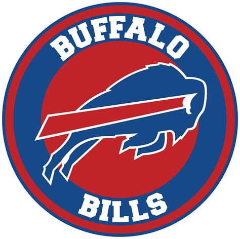 buffalo bills circle logo vinyl decal sticker  sizes sportz