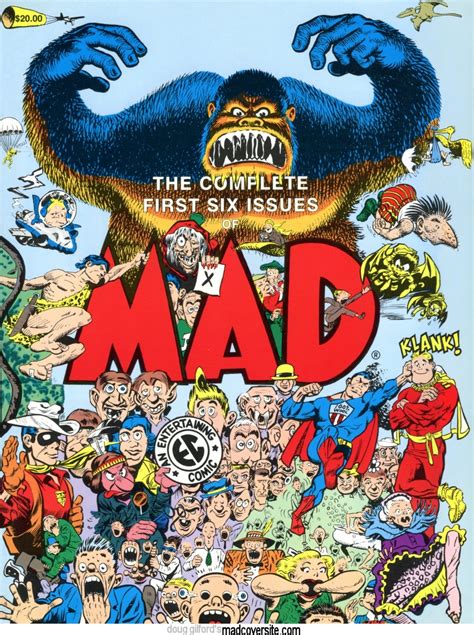 Doug Gilfords Mad Cover Site The Complete First Six Issues Of Mad