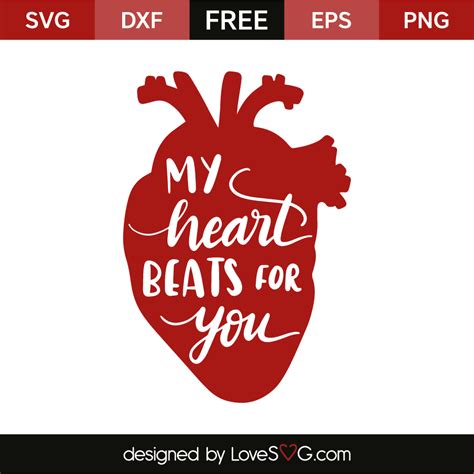 heart beats   lovesvgcom