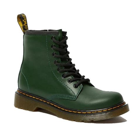 dr martens kids  green discounted lace  boot wzip uk  foot  shoes