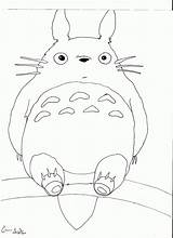 Coloring Totoro Neighbor sketch template