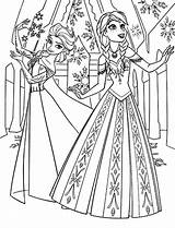 Elsa Castle Coloring Pages Frozen Ice Drawing Anna Disney Her Walt Stair Queen Amazed Paintingvalley sketch template