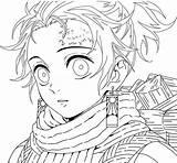 Pages Tanjiro Demon Slayer sketch template