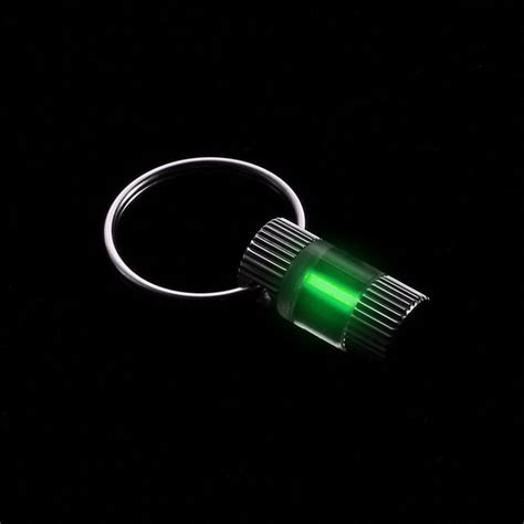 tritium  luminous key ring waterproof ultralight outdoor glow   dark keychain ring