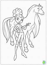 Horseland Coloring Pages Dinokids Molly Print Library Close Coloringhome Alma sketch template